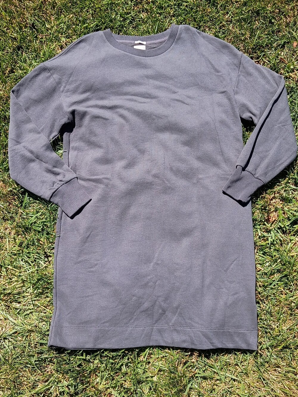 NWT GAP Sweats Fleece Sweatshirt Dress Gray Medium